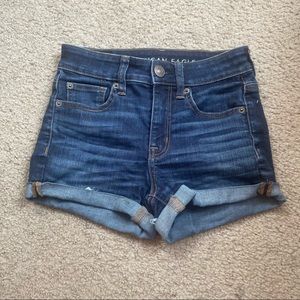 American Eagle High Rise Shortie Short